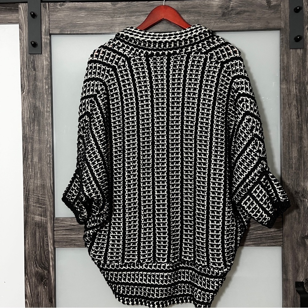 Anthropologie Moth Cocoon Cardigan S Boho Wool Blend Knit Whimsigoth Wednesday - Picture 2 of 10